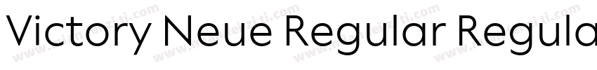 Victory Neue Regular Regular字体转换